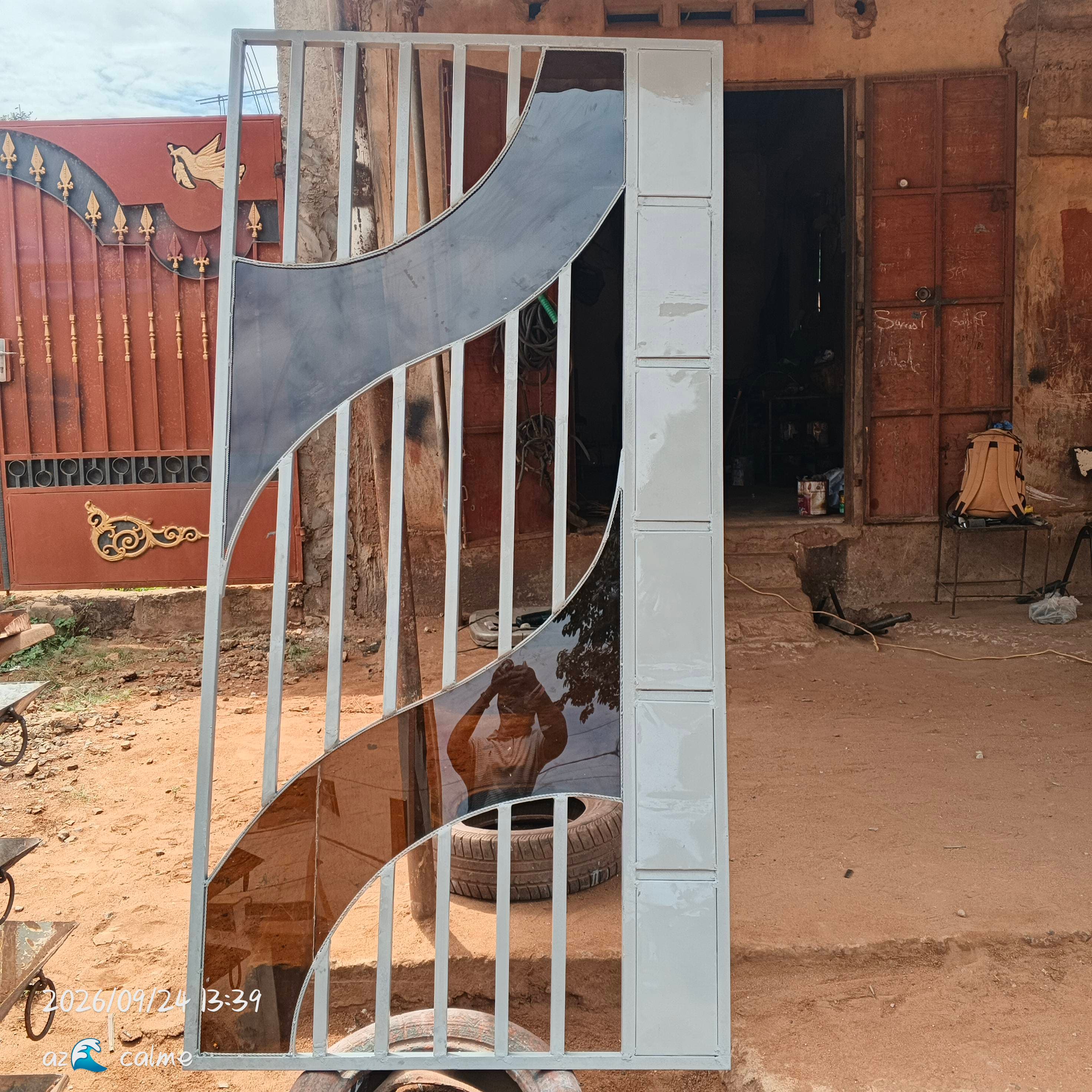 Porte grille simple